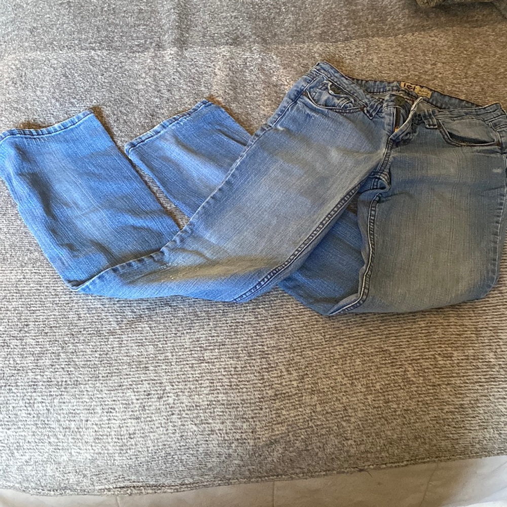 Gently used blue jeans. Size 6